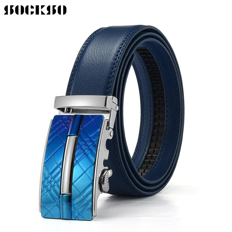 Модный Роскошный кожаный ремень мужские дизайнерские роскошные кожаные ремни