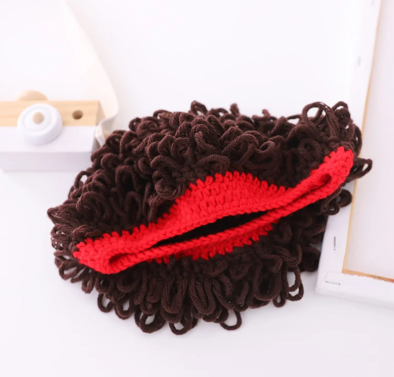 Baby funny hat baby cute wig net celebrity children's personality hair cover boys and girls curly | Детская одежда и обувь