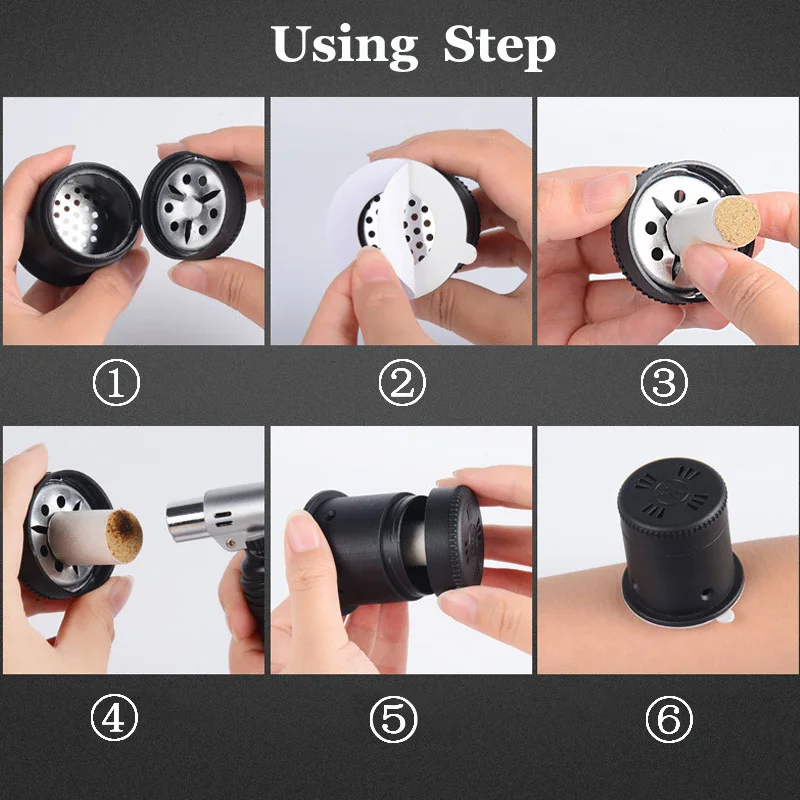 

Share Ho Moxibustion Box Reused Chinese Moxa Artemisia Burner Heating Magnetic Therapy Acupuncture Points Glue Paper Stickers