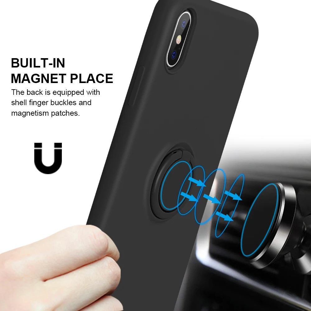Матовый чехол для iPhone 11 Pro Max X XS XR 8 Plus 7 6 6S Силиконовый противоударный телефона с