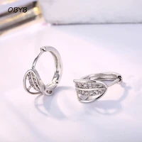 obyb korean fashion jewelry earrings shiny crystal zircon earrings womens temperament clip earring studs boutique gifts %d1%81%d0%b5%d1%80%d1%8c%d0%b3%d0%b0