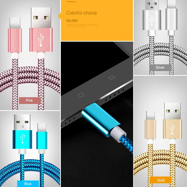 Micro USB кабель type-C кабель 1,5 м/1 м/2 м/3 м все длина Дата USB зарядное устройство кабель для huawei p20 для Xiaomi Mi8 Mi9 для телефона Android