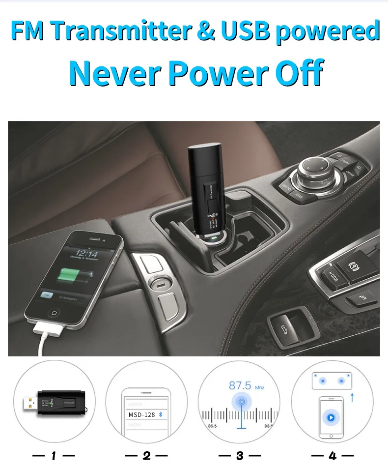 Bluetooth 5.0 Audio Receiver Transmitter Mini Stereo AUX USB 3.5mm Jack For TV PC Car Kit Wireless Adapter Radio | Электроника