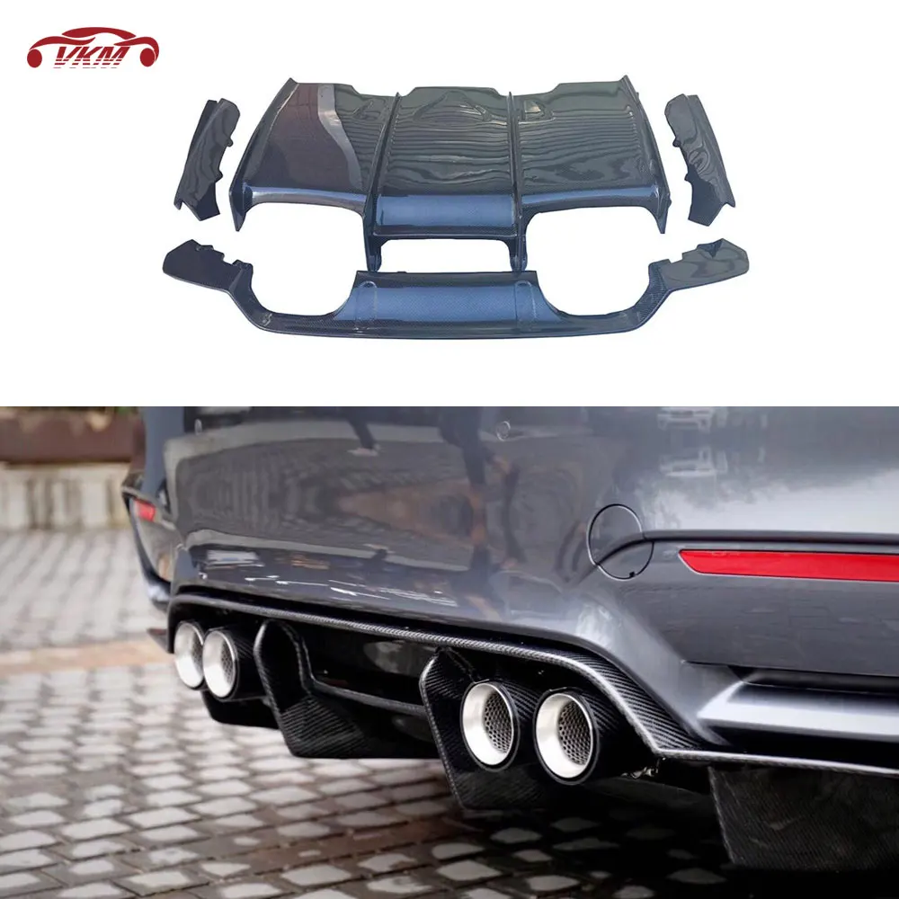 

Carbon Fiber Rear Bumper Lip Diffuser Splitters Spoiler Chin Guard For BMW F80 M3 F82 F83 M4 2014-2018 PSM Style