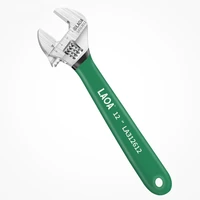laoa anti slide universal monkey wrench adjustable spanner adjust wrenches with scale stainless steel key hand tools