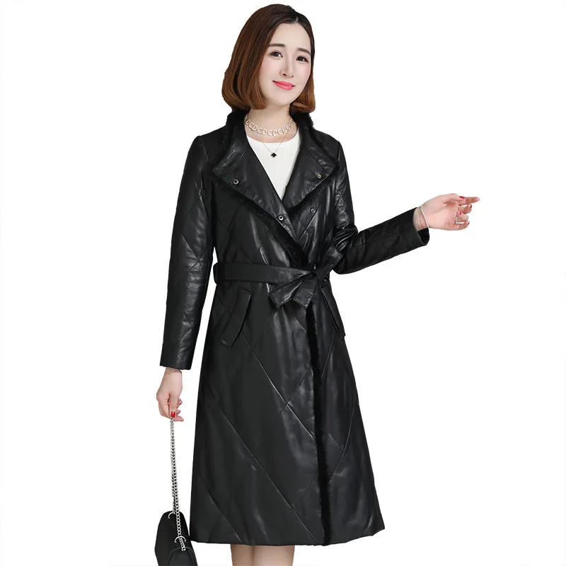 Boollili/весенне-осенняя куртка из натуральной кожи женская одежда 2020 пальто овечьей
