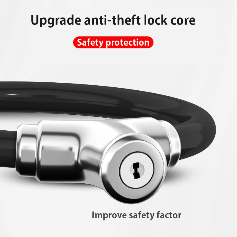 Велосипедный Замок TOSUOD Противоугонный кабель портативный мини замок для шлема и