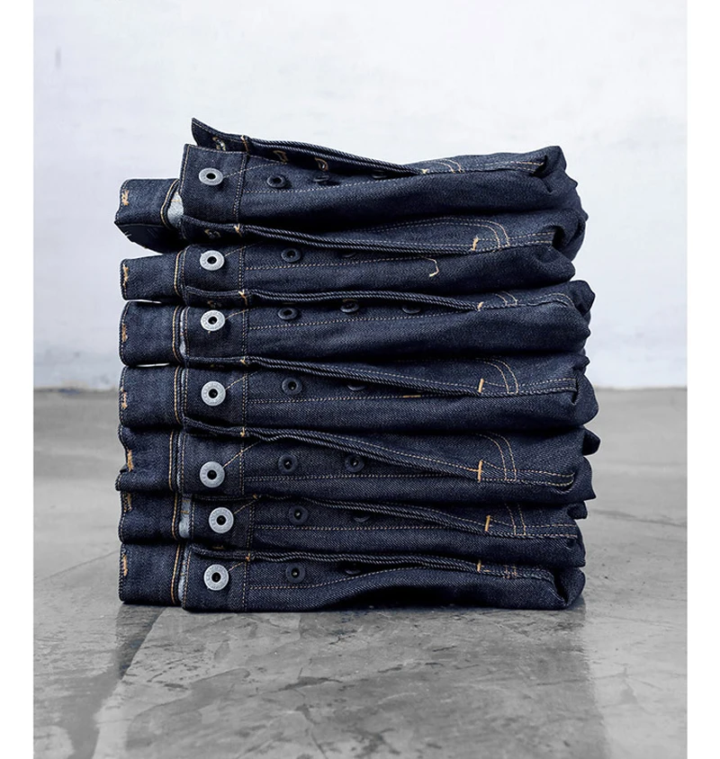 

Red Tornado Slim Fit Men's Jeans 16oz Selvage Denim Pants Blue Onewash