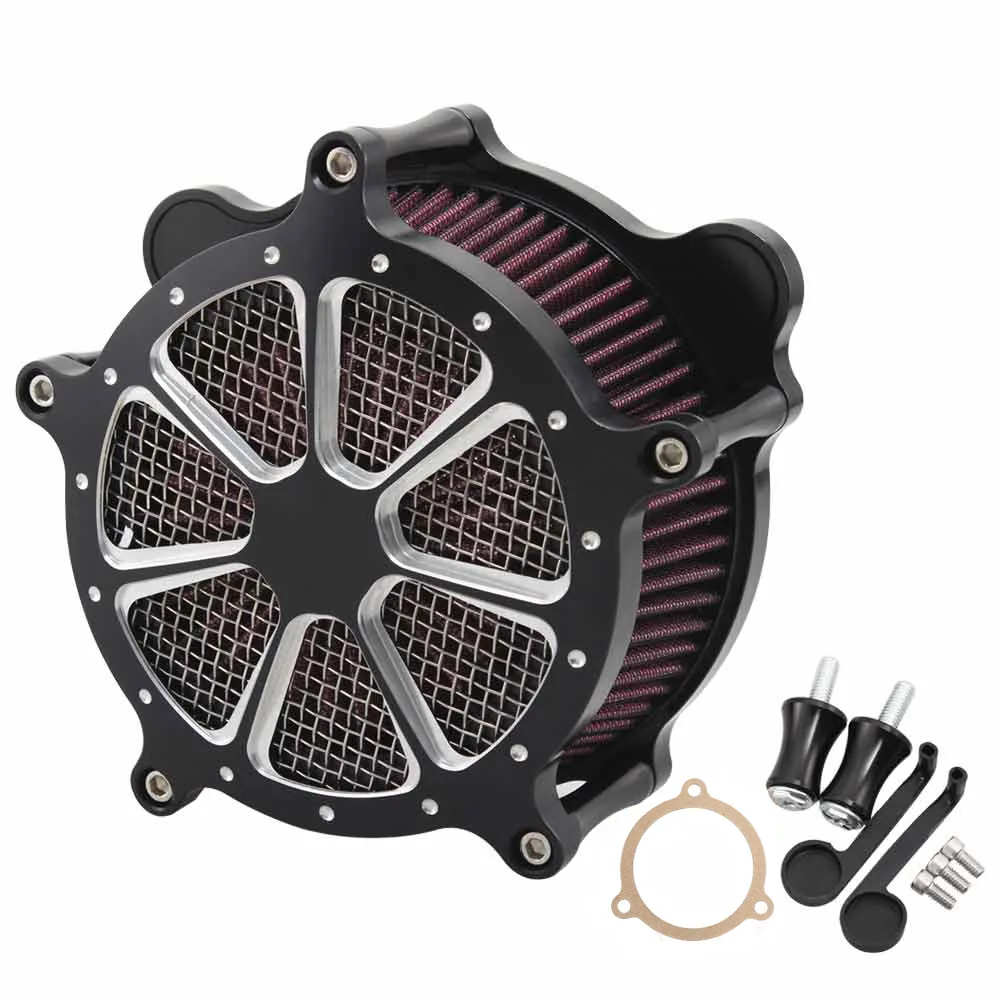 Алюминиевый Воздухоочиститель для мотоцикла фильтр впускного отверстия