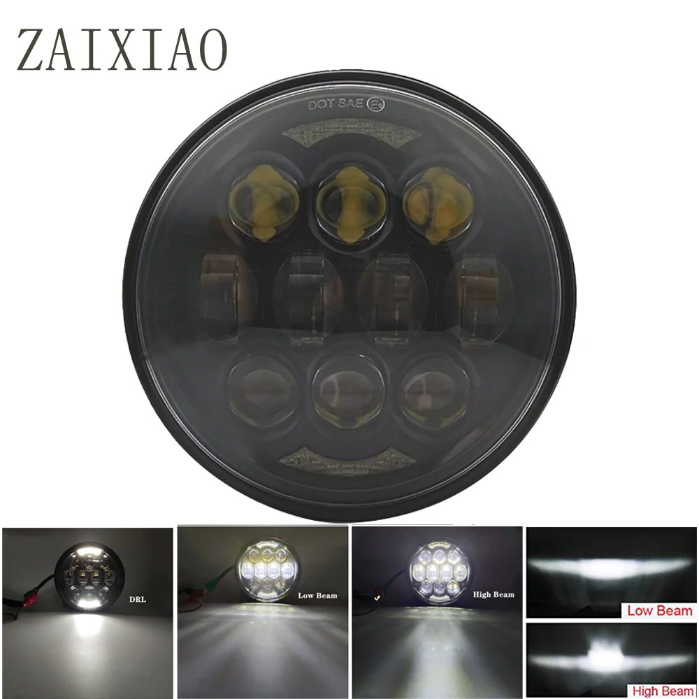 

Фара головного света мотоциклетная светодиодная, 5,75 дюйма, 3/4 дюйма