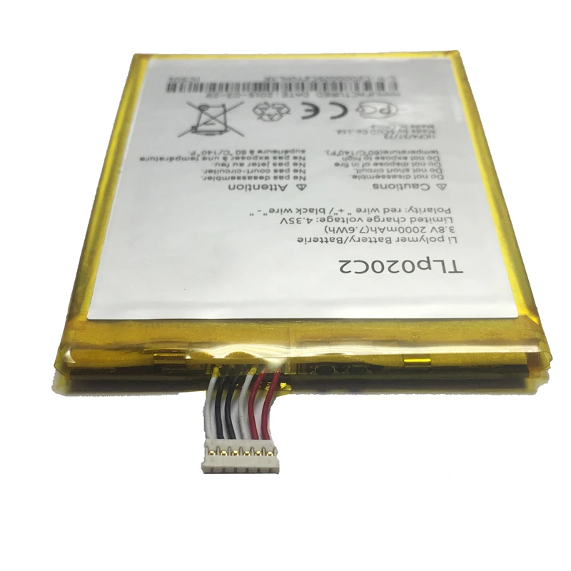Аккумулятор на мобильный телефон TLp020C2 2000 мАч для Alcatel One Touch Idol X 6040D 6040X TCL S950