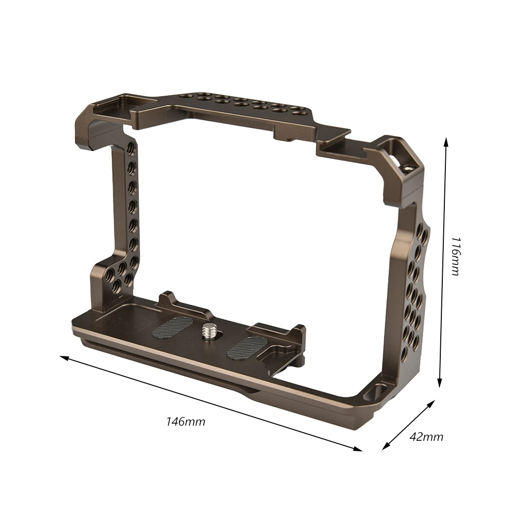 

Metal Camera Rabbit Cage With 1/4 3/8 Threaded Holes For Sony a7RIII a7II a7III Photography SLR Camera Cage Camera Accessories