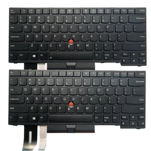 NEW US laptop keyboard FOR Lenovo ThinkPad E480 E485 L480 T480S L380 E490 T490 T495 L390 yoga L490 P43s  01YP400 01YP440