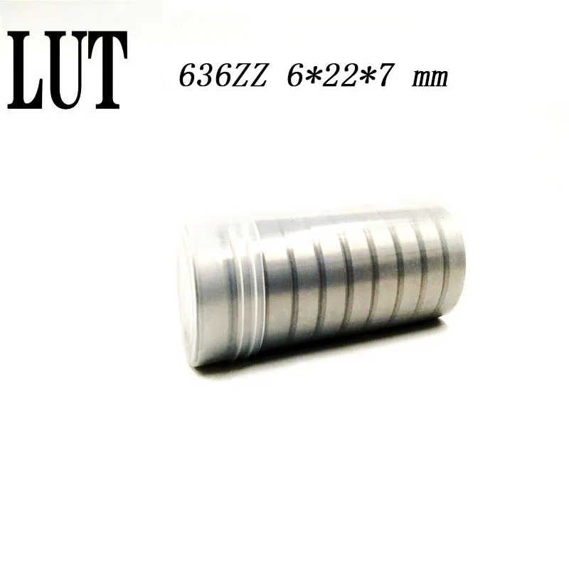 

30pcs High quality ABEC-5 636ZZ 636Z 636 ZZ 6*22*7mm 6X22X7mm Metal Sealed Miniature Mini Bearing deep groove Ball bearing