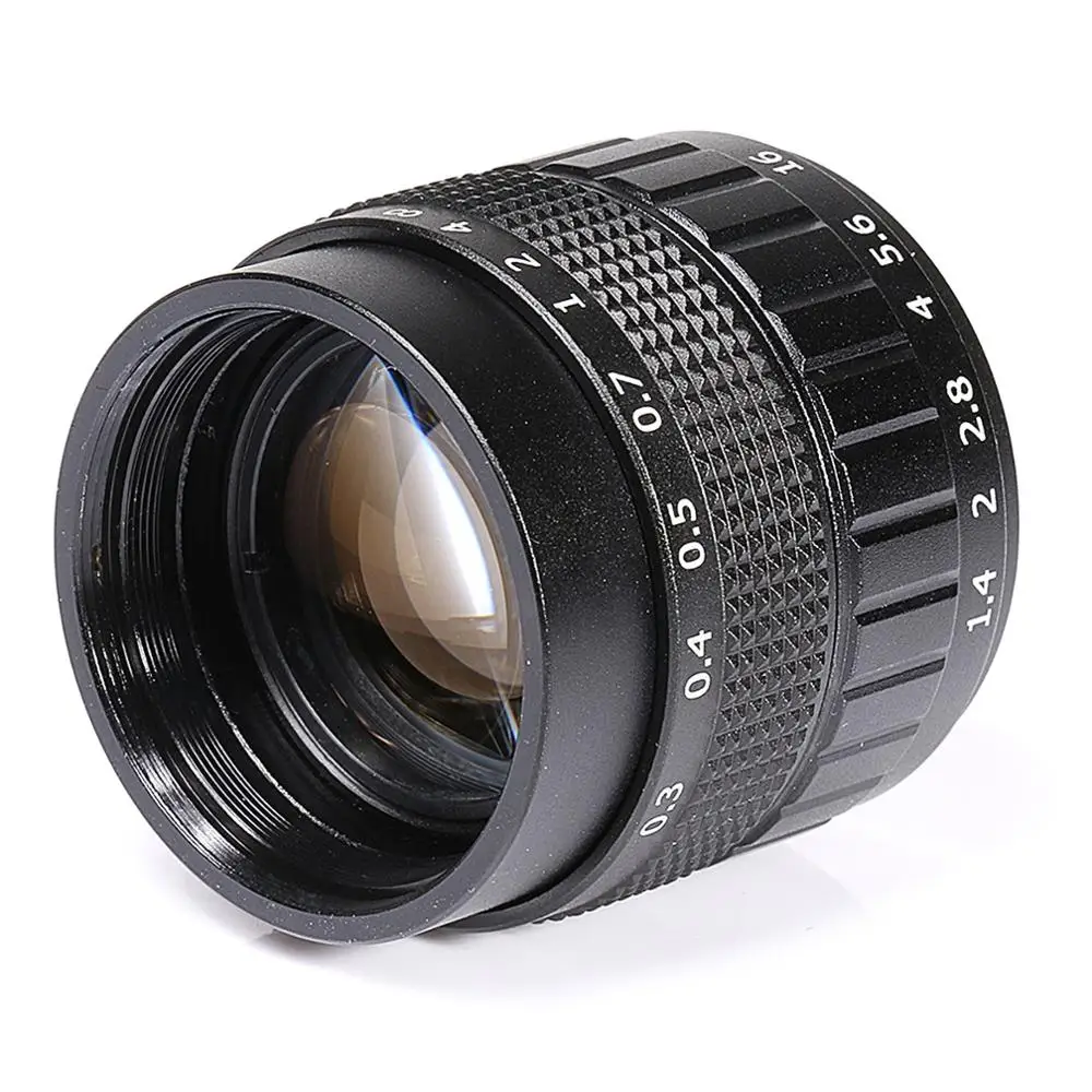 Фуцзянь 50 мм f/1 4 APS-C Объективы для видеонаблюдения + переходное кольцо 2 Кольцевая