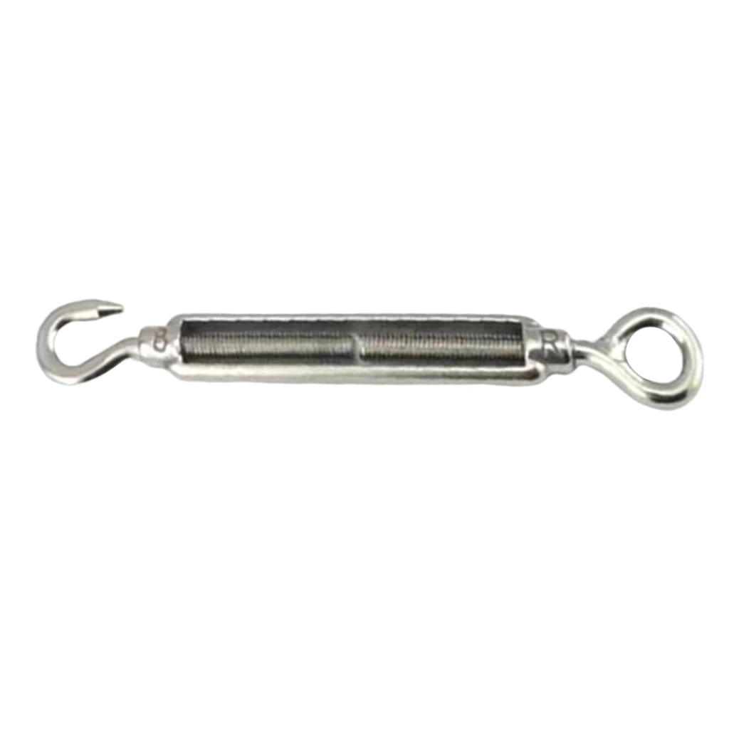

Wire Rope Cable Hook & Eye Turnbuckle, Stainless Steel Boating Hardware