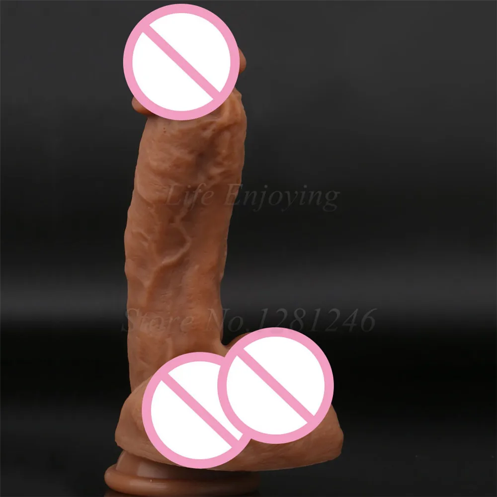 Новый супер мягкий силиконовый фаллоимитатор на ощупь реалистичный большой