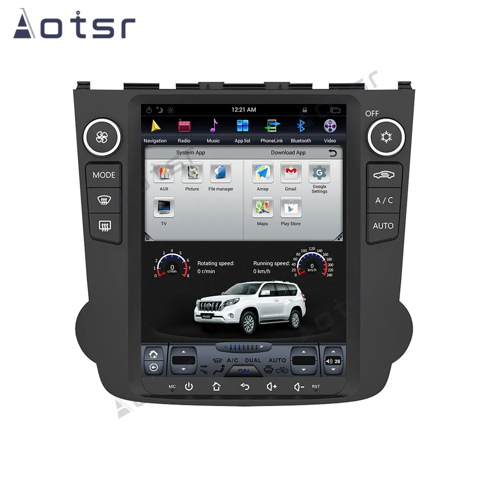 PX6 car Radio Carplay Android 9.0 4G-64G Tesla Style Screen For Honda CRV 2006-2011 Car Dashboard Multimedia Head Unit Stereo | Автомобили