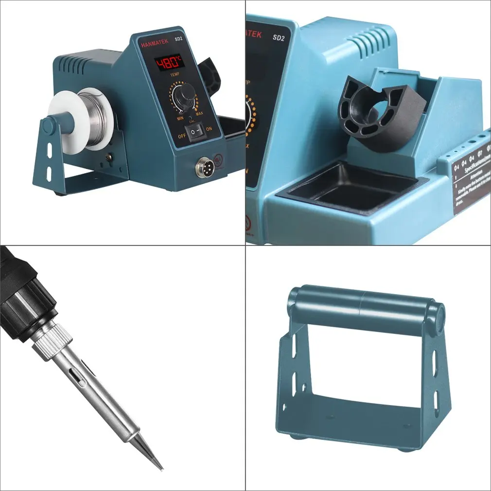 ЖК Цифровая паяльная станция с термостатом/Паяльные станции SD2 60 Вт контроль