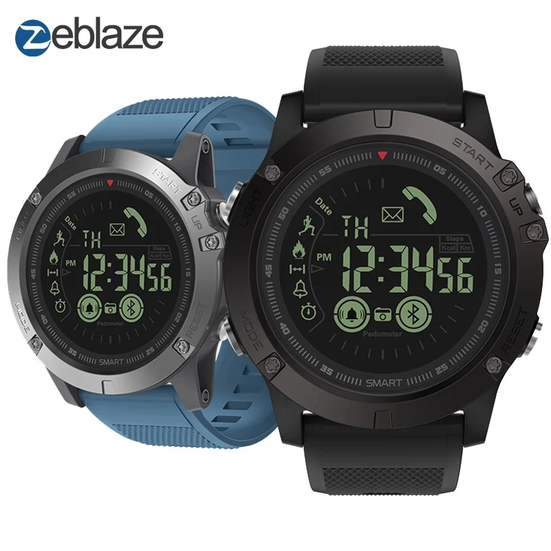 

Zeblaze VIBE 3 Rugged Sports Smartwatch IP67 Waterproof Fitness Tracker Bluetooth 4.0 Wrist Watch Call Reminder for IOS&Android
