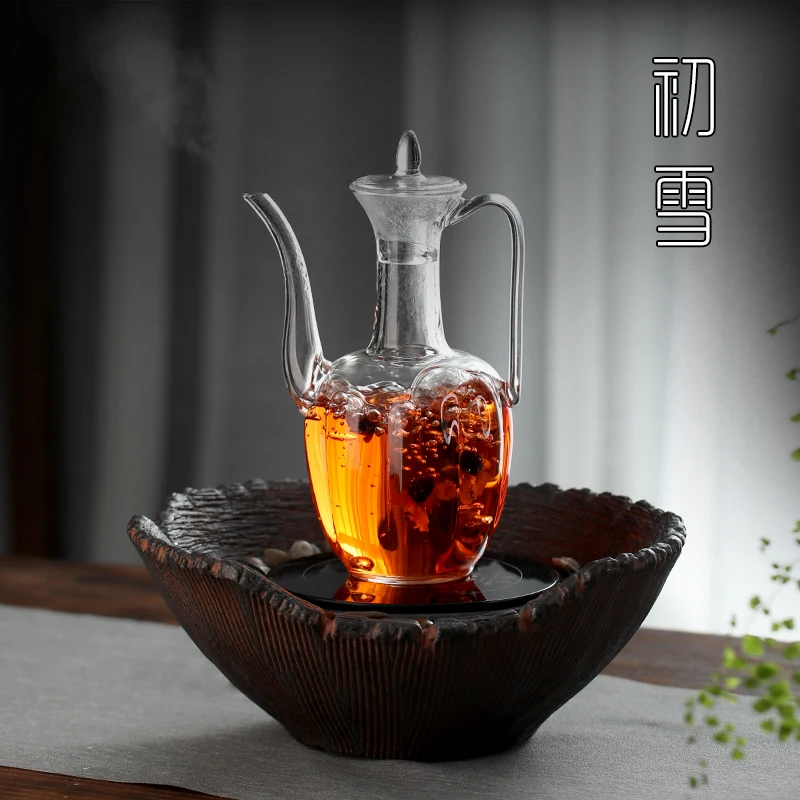 

Чайник для приготовления дыни в стиле династии song, высокотемпературный чайник для приготовления пищи, электрическая домашняя чайная плита ...