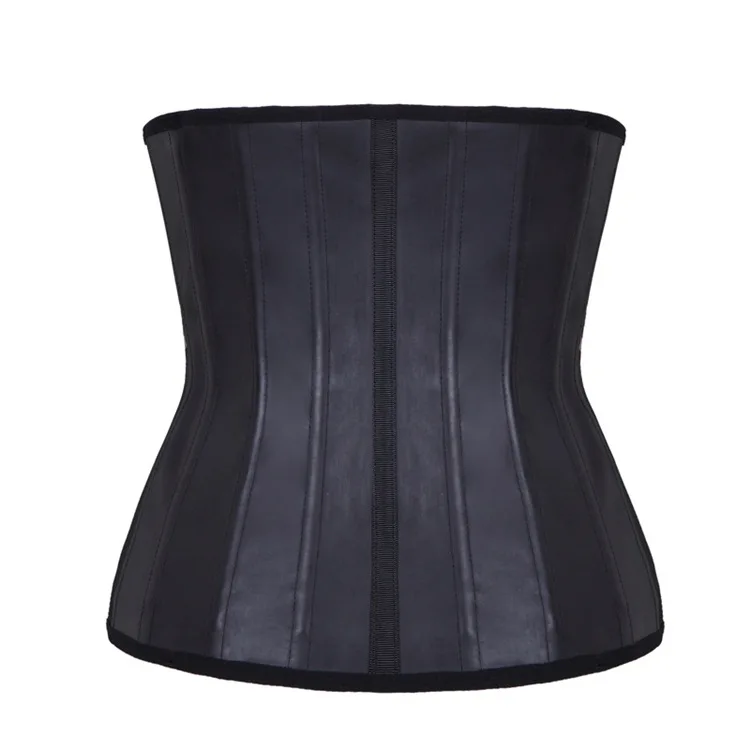 

AphroVenus 100% Latex Waist Trainer Body Shapers Fitness Waist Trainer Zipper Shapewear Slimming Belt Fajas