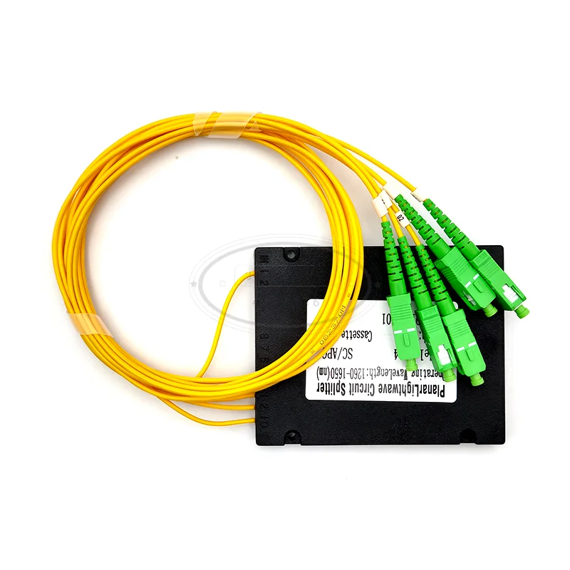 1x4 ABS Box PLC сплиттер модуль 1*4 SC/APC Волоконно Оптический сплиттер|Оптоволоконное