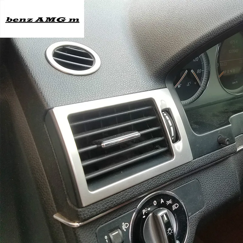 Автомобиль Стайлинг AC передний выход воздуха отделка рамка наклейка крышка для