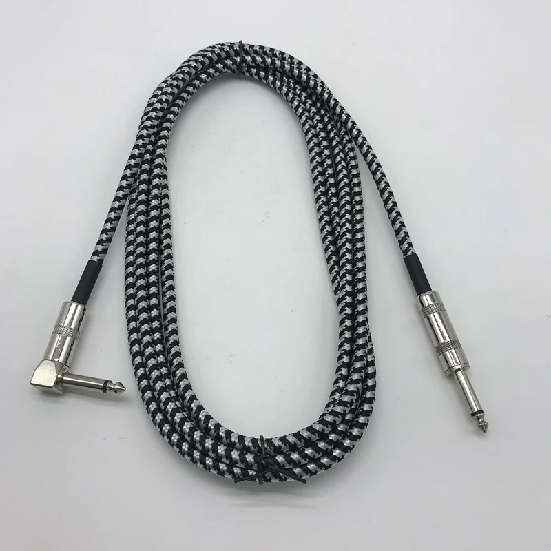 6 метров/20 футов электрическая гитара бас музыкальный инструмент шнур 1/4 дюйма