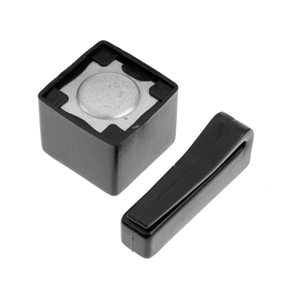 Держатель мела для кия магнитный мини порошок черный Портативный Зажим ремня