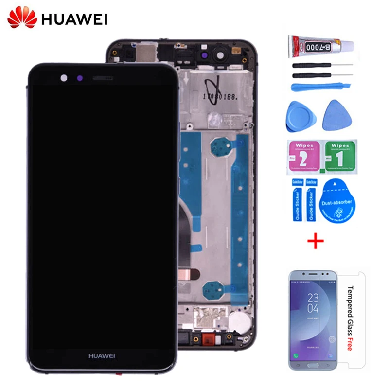 Оригинальный ЖК-дисплей для Huawei P10 Lite кодирующий преобразователь сенсорного