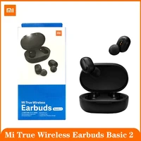 xiaomi earbuds basic 2 bluetooth earphone wireless global airdots 2 earphone ai control gaming headset with mic noise reduction