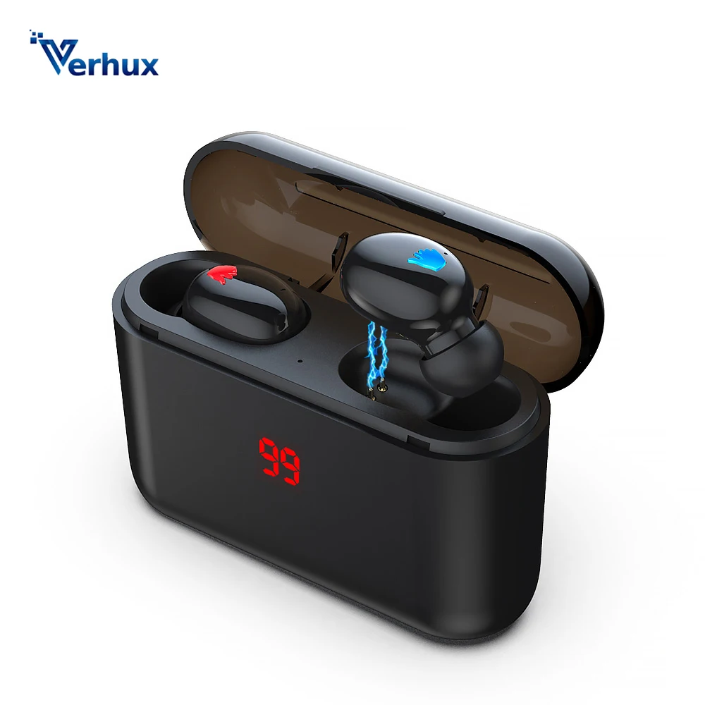 Bluetooth 5 0 наушники HBQ Q32 TWS светодиодный беспроводной головной убор Спортивная