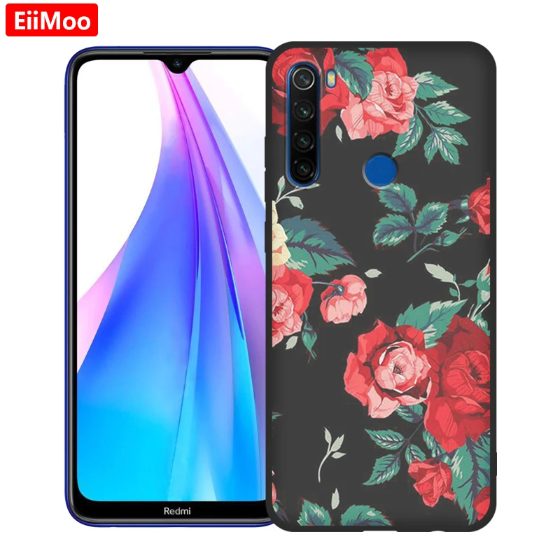 Силиконовый чехол EiiMoo для Xiaomi Redmi Note 8 T мультяшный матовый мягкий чехол-накладка