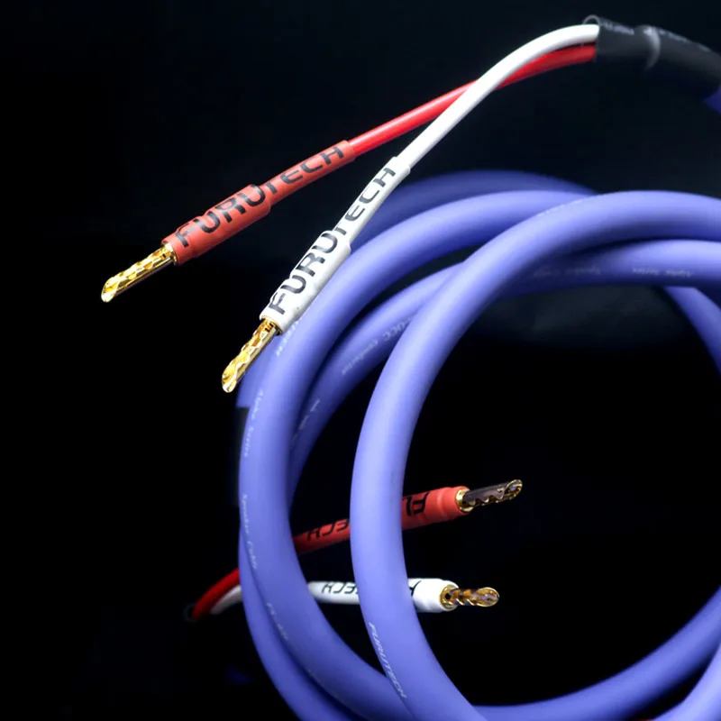 Аудио кабель для динамиков Furutech FS-α36 Alpha-OCC, Hi-Fi аудио 2 В 2, кабель для усиления динамика