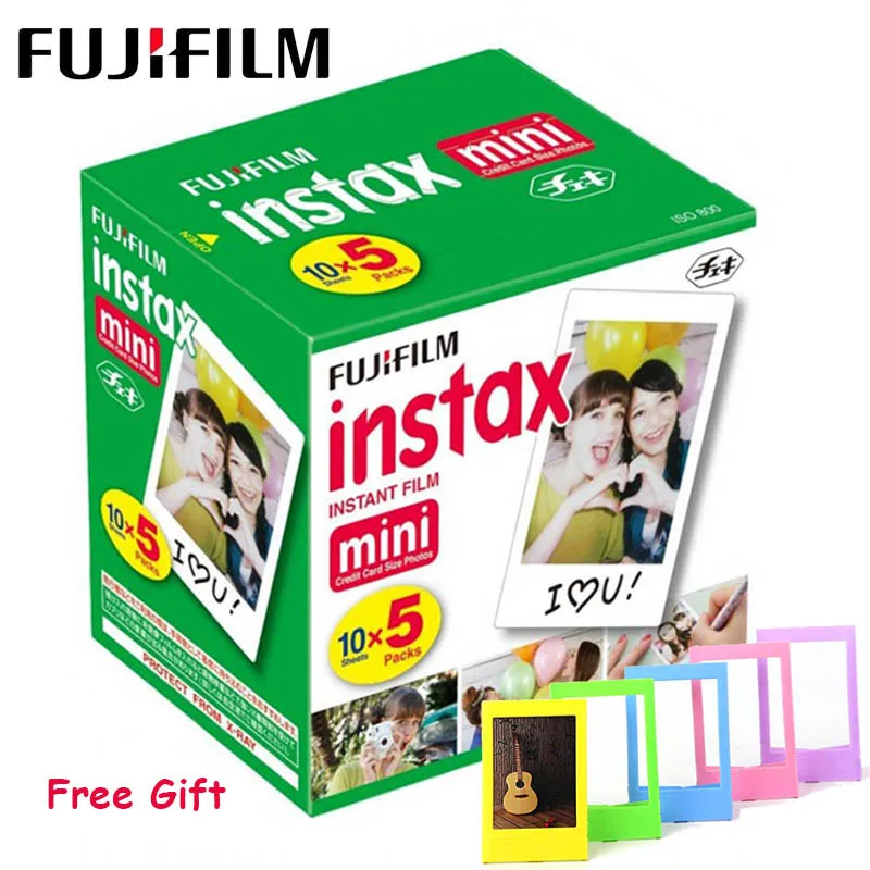 Fujifilm Instax Мини пленка 3 дюйма белая кромка фотобумага для Polaroid FUJI Instax Mini LiPlay Mini 9 8 7s 25 70 90 мгновенная камера