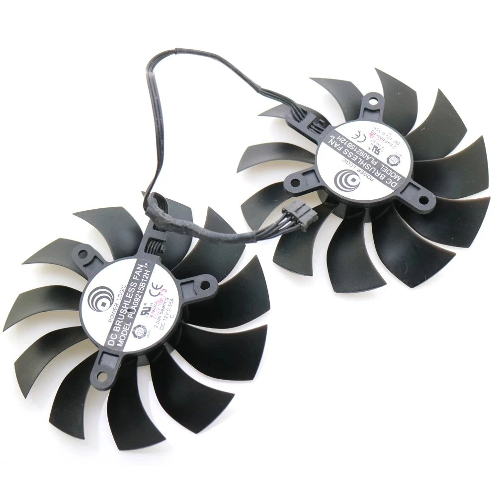 

PLA09215B12H 12V 0.55A 86mm 42*42*42mm 4Pin Graphics Card Cooling Fan