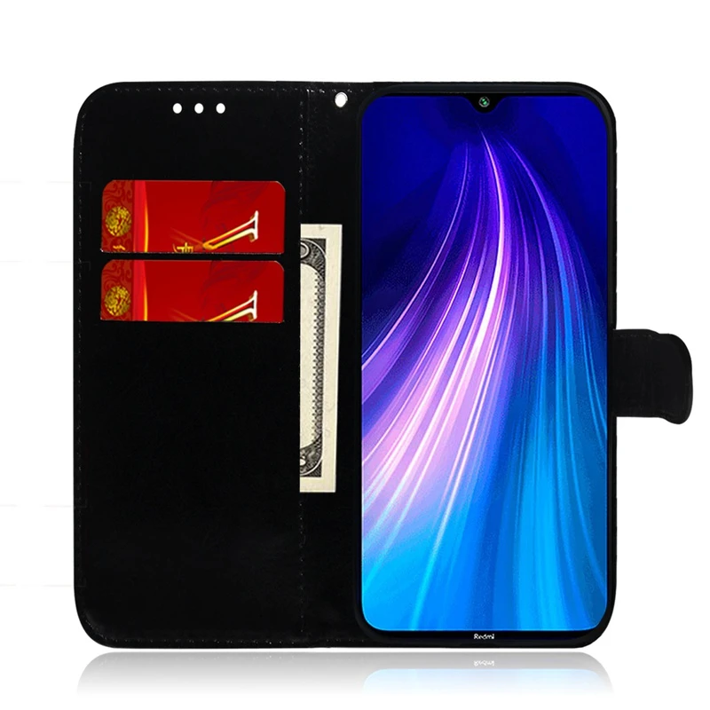 Luxury Mirror Wallet Case For XiaoMi RedMi Note 7 7S RedMi7 7A Cover 8 8Pro 8A 8T Note8T Cases Flip Leather Bags | Мобильные