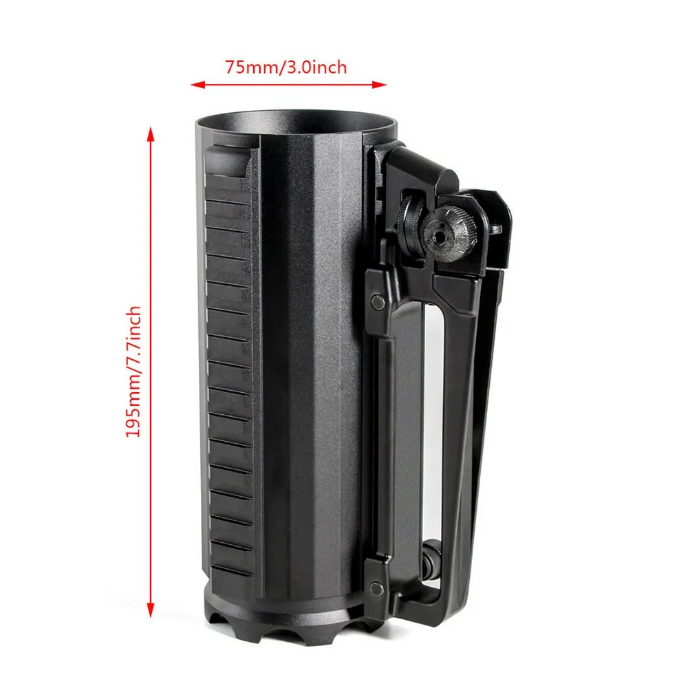 Однотонная пивная чашка для спорта на открытом воздухе с Рельсом и ручкой