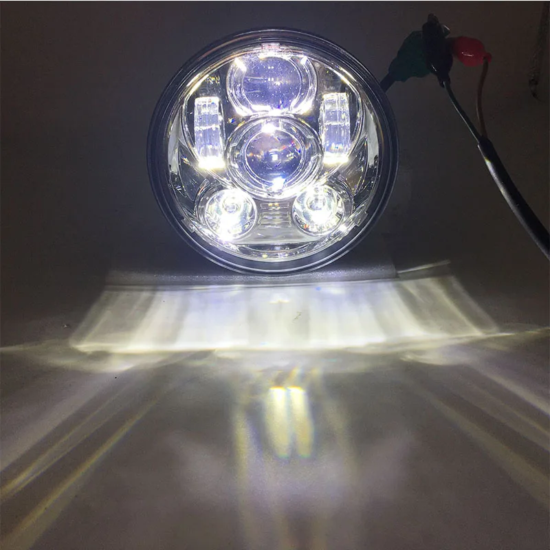 5 75 &quot5-3/4&quot мотоциклетный проектор 45 Вт светодиодная лампа для H arley Sportster 883 1200 Iron