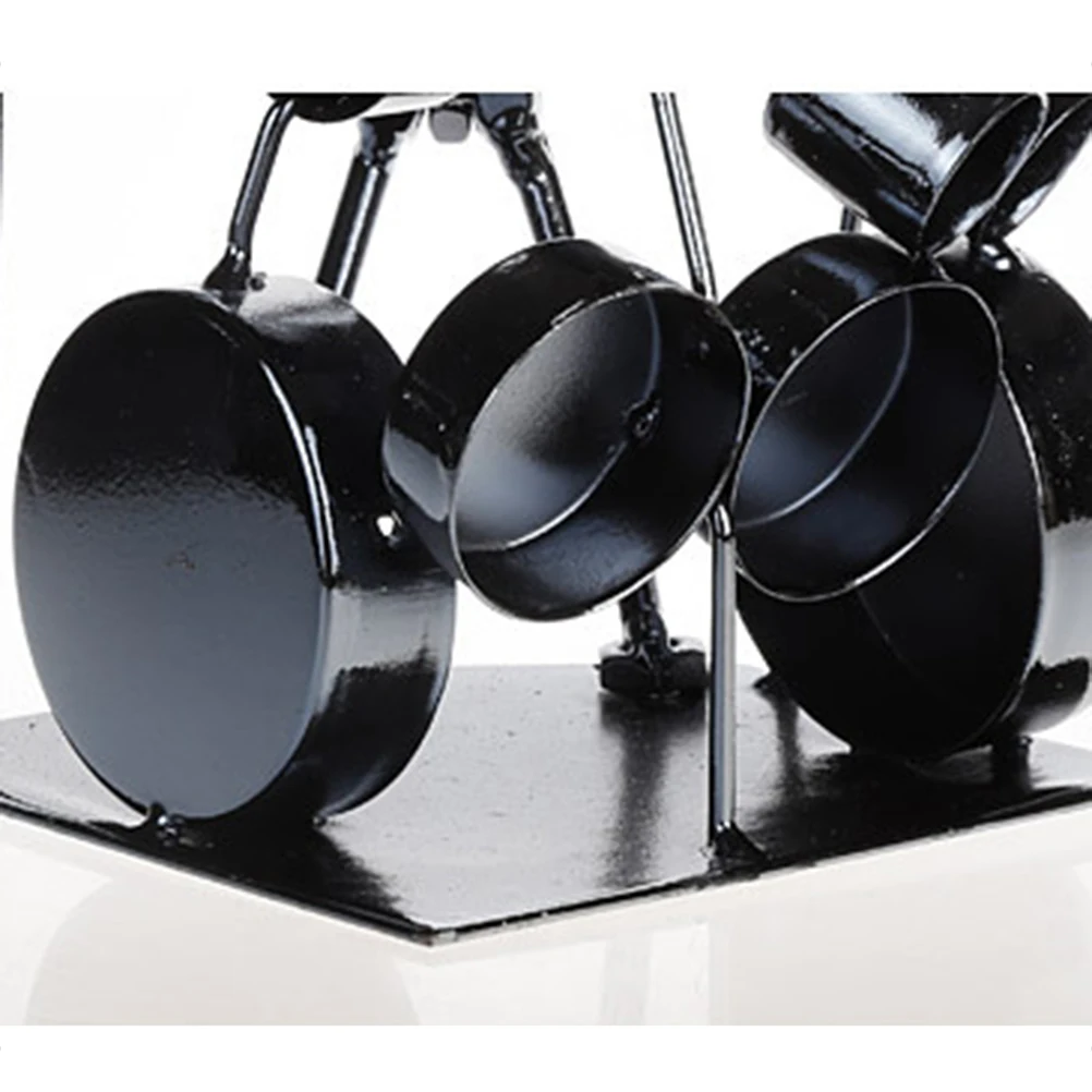 1pc Drum Model Creative Iron Decorative Durable Set for Home Shop Classroom Office | Дом и сад