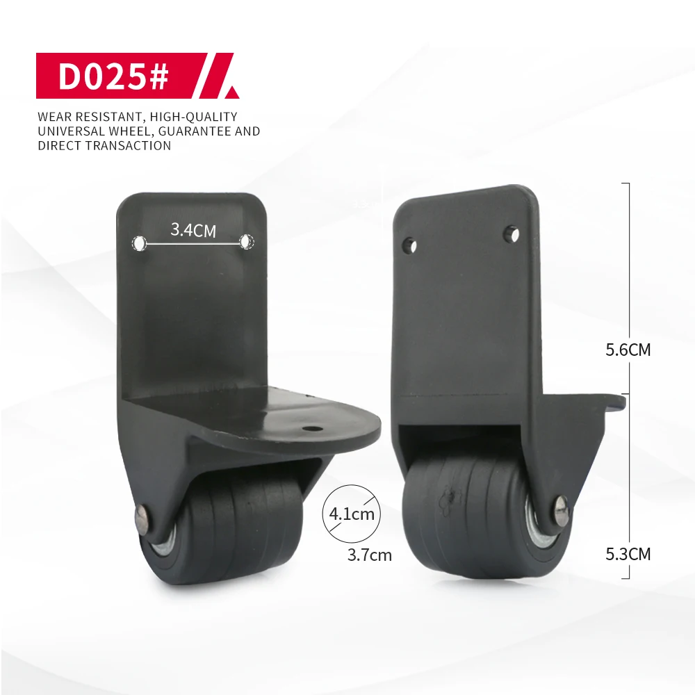 DiLong Outdoor mobile audio casters Luggage Wheel Parts Aircraft Trolley Case Casters Mute Wheels Wearable Repair