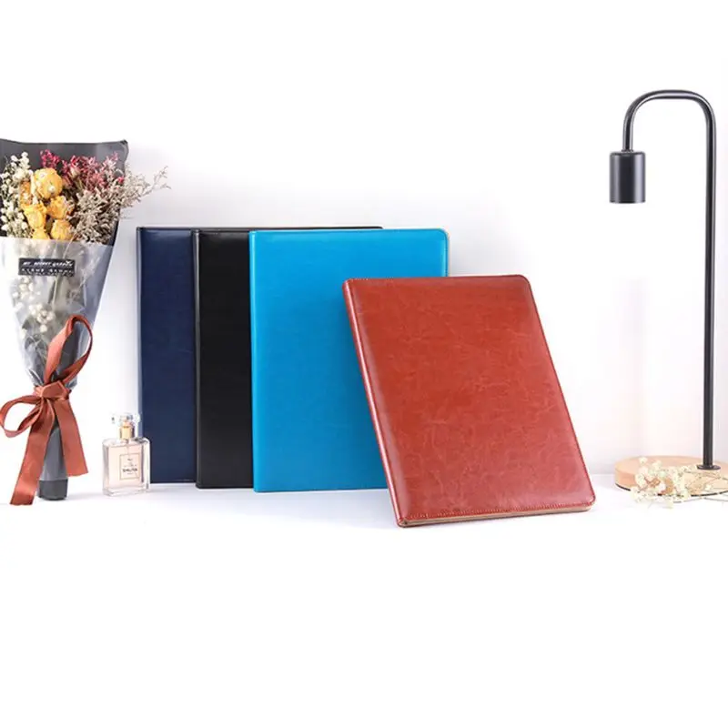 

1 Pc A4 PU Leather Clipboard Folder Multifunction Filing Document File Meeting Holder
