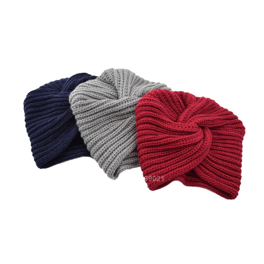 

Muslim Hijab Scarf Wool Headscarf 10 Colors Warm Abaya Turbante Indian Winter Bonnet Soft Hats for Women Muslim Wrap Head Caps