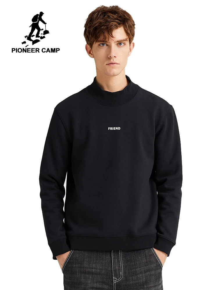 Pioneer Camp уличная толстовка мужская теплая флисовая 100% хлопок новый дизайн
