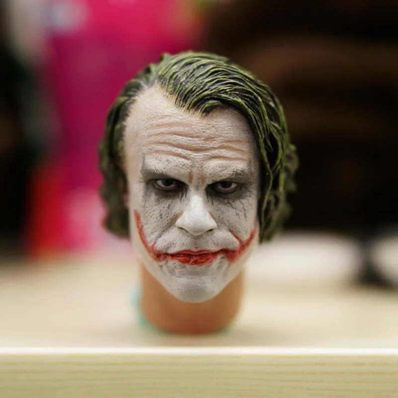 

1/6 Male Action Figure Doll Accessories Heath Ledger Joker Head Sculpt Fit HT 12" Figures Model Toys Assembly Accessories A1033