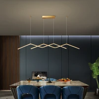 postmodern minimalist golden copper led dimming dining pendant lamp nordic warm white pvc interior decoration fixture light
