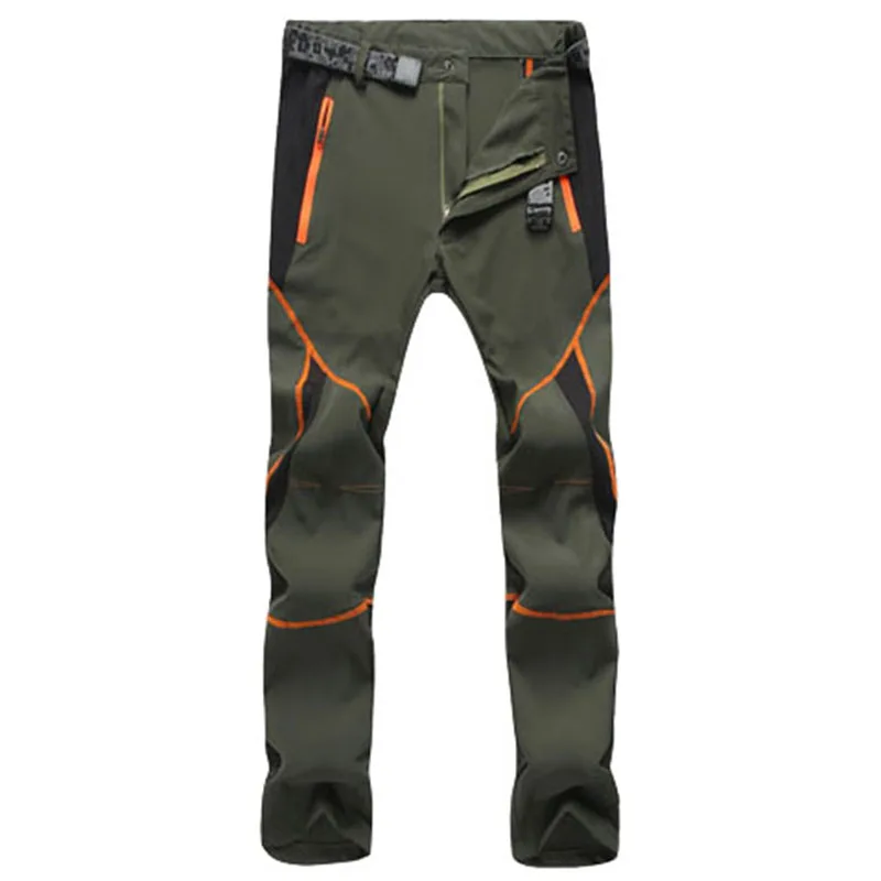 Men's Trekking Waterproof Tactical Military Lightweight Pants Women's Summer Stretch Quick Dry Cargo Breathable Trousers | Мужская
