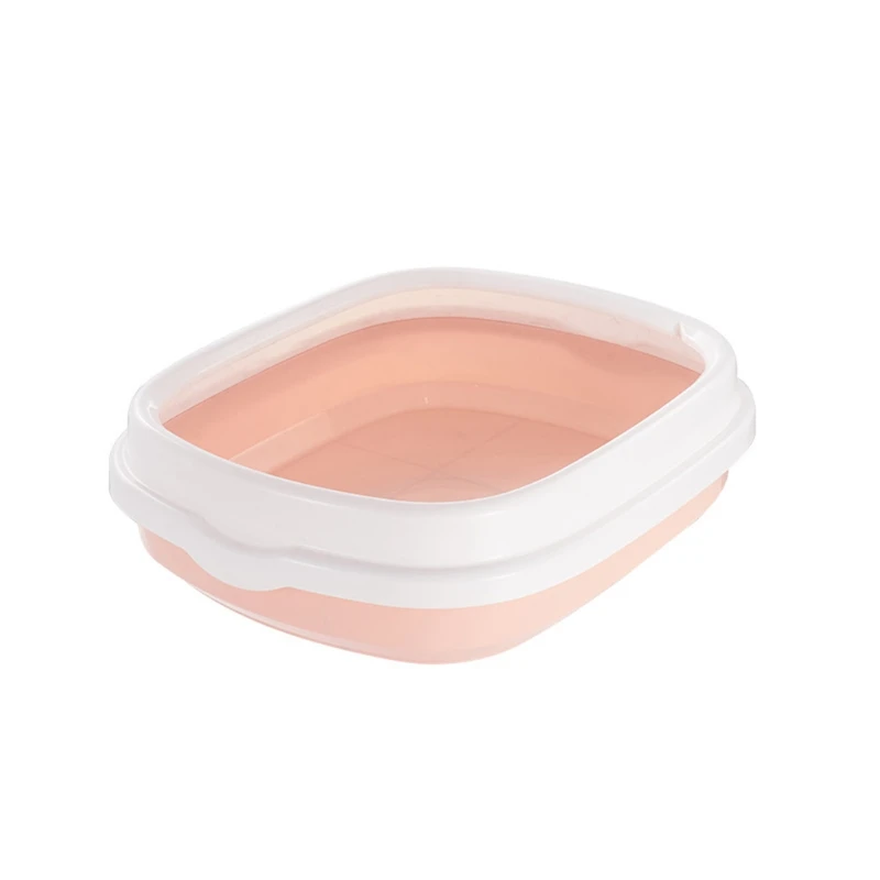 

T84E Pet Zone Scoop Automatic Litter Box Hands-Free East to Clean Waste Disposal Litter Box Works with Clumping Cat Litter