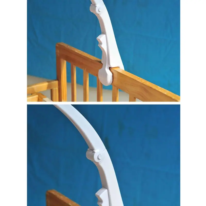 

Baby Bed Hanging Rattles Toys Hanger Crib Mobile Bed Bell Toy Holder Arm Bracket